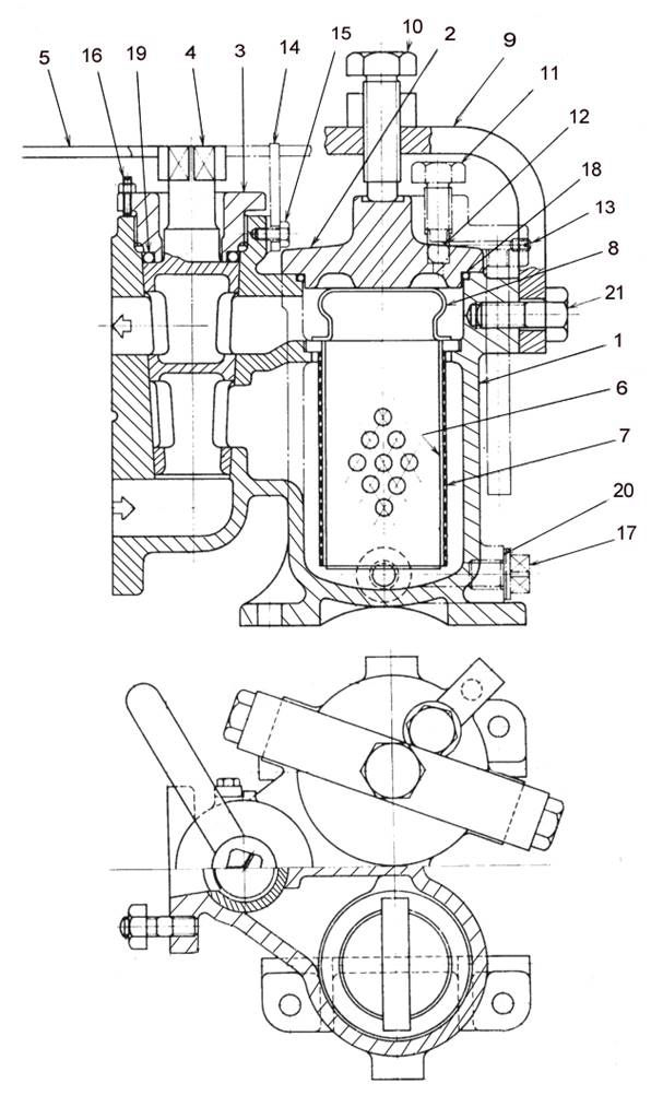 Marine Small Size Duplex Oil Strainer